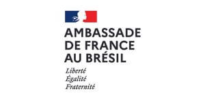 Logomarca da Embaixada da França no Brasil