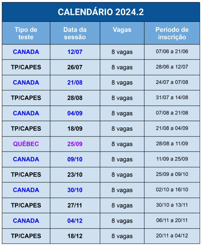 CALENDÁRIO 2024.2